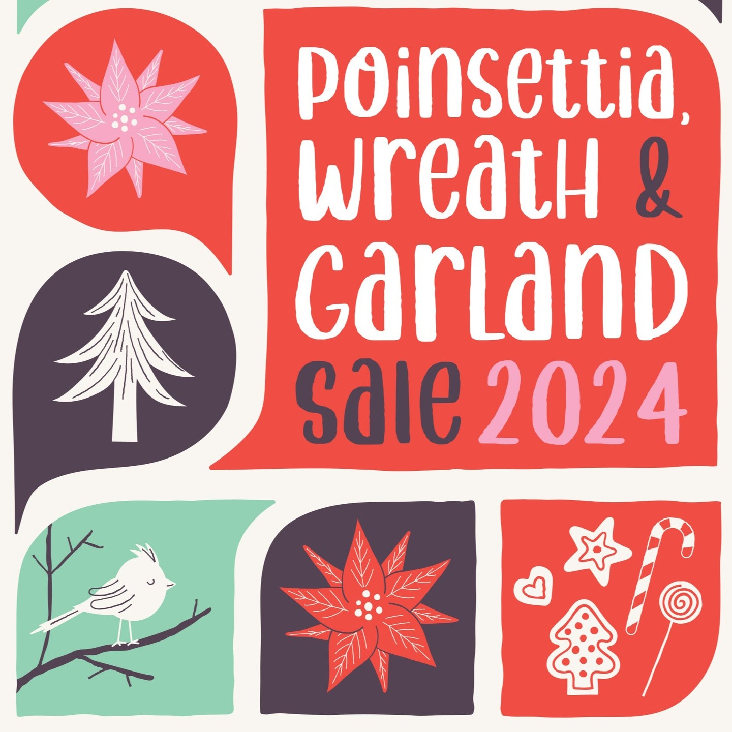 2024 Poinsettia, Wreath & Garland Sale